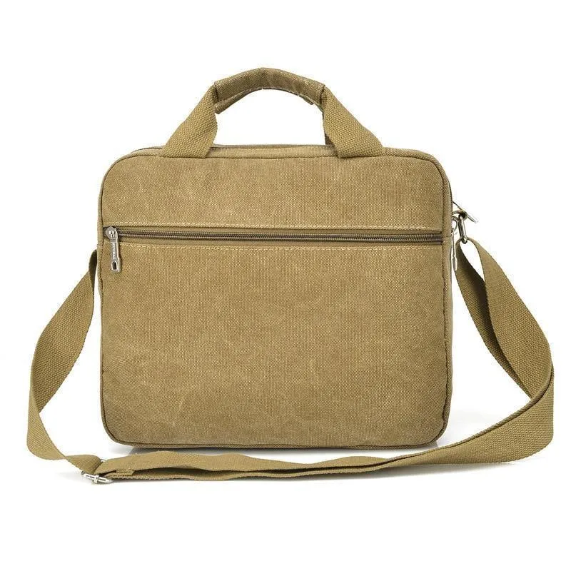 Vintage Canvas Aktentasche Männer Laptop Koffer Reise Handtasche Männer Business Taschen Männliche Messenger Bags Umhängetaschen KS1012
