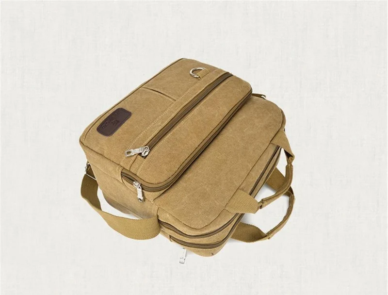 Vintage Canvas Aktentasche Männer Laptop Koffer Reise Handtasche Männer Business Taschen Männliche Messenger Bags Umhängetaschen KS1012