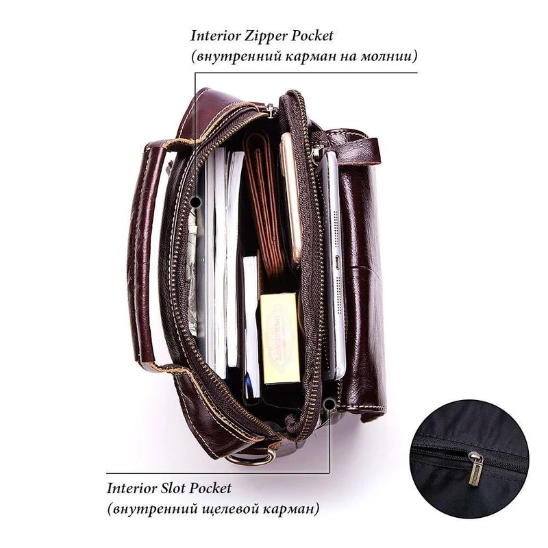 Gravur 100 % echtes Rindsleder Messenger Bag Herren Schultertasche Crossbody Brust Handtasche Mode für Tote Clutch