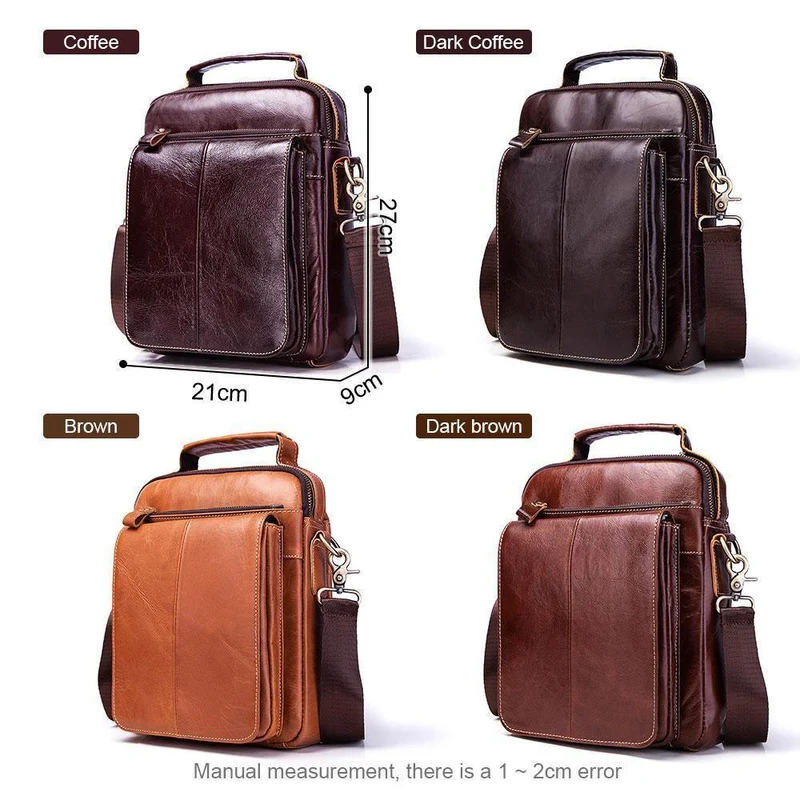 Gravur 100 % echtes Rindsleder Messenger Bag Herren Schultertasche Crossbody Brust Handtasche Mode für Tote Clutch