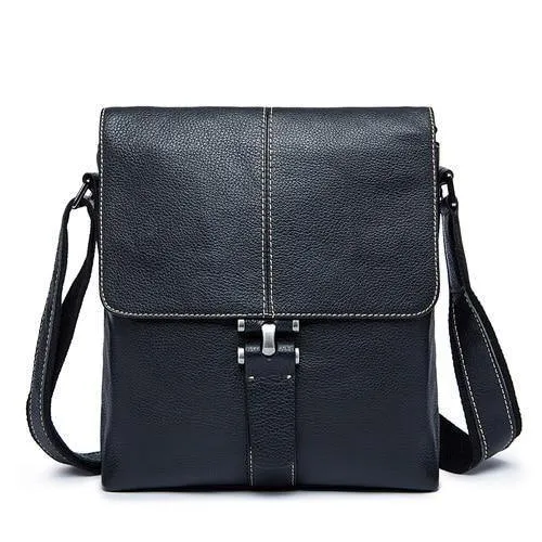Leder Herren Tasche Männlich Messenger Bags Herren Mann Casual Schulter Umhängetaschen Klappe Herren Ledertasche Handtasche 8835
