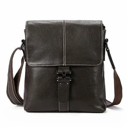 Leder Herren Tasche Männlich Messenger Bags Herren Mann Casual Schulter Umhängetaschen Klappe Herren Ledertasche Handtasche 8835