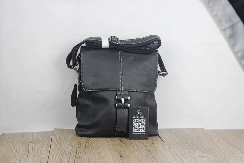 Leder Herren Tasche Männlich Messenger Bags Herren Mann Casual Schulter Umhängetaschen Klappe Herren Ledertasche Handtasche 8835