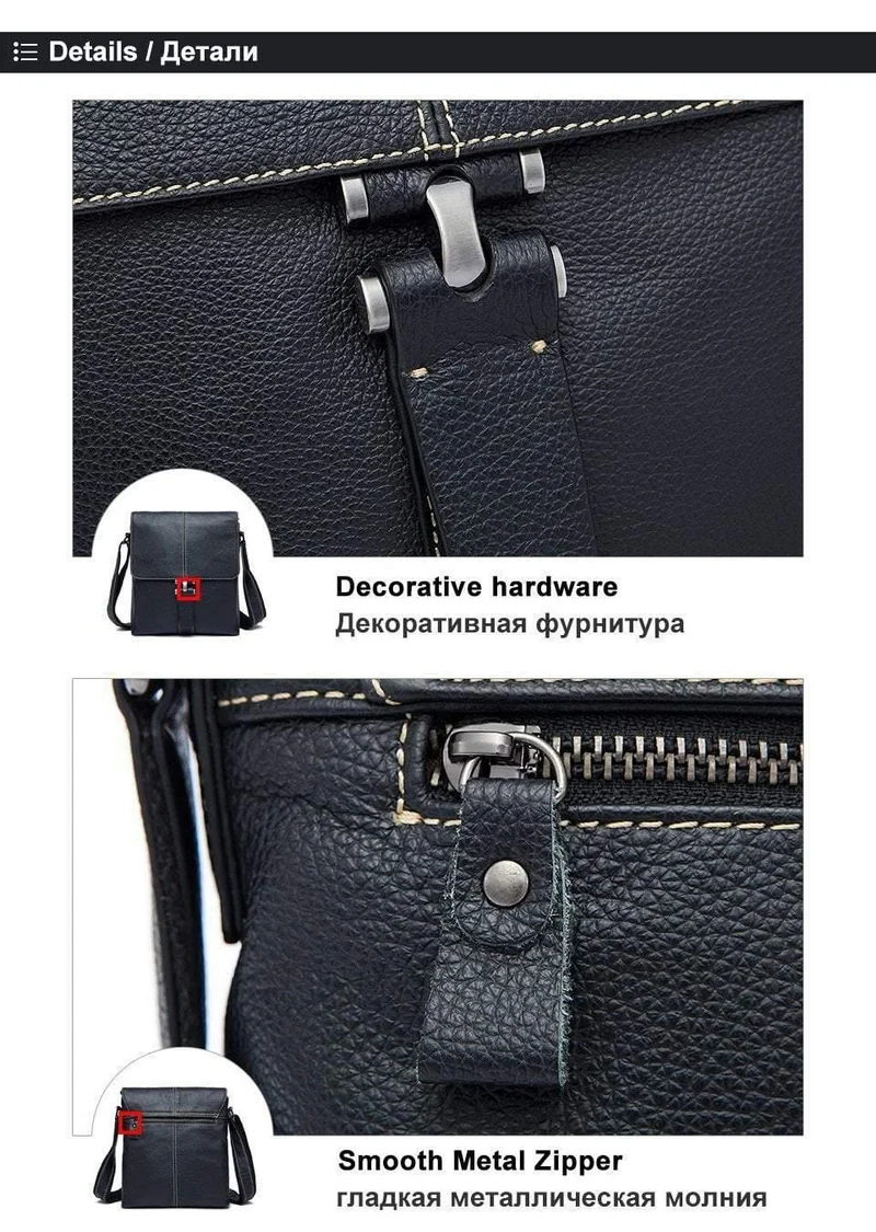 Leder Herren Tasche Männlich Messenger Bags Herren Mann Casual Schulter Umhängetaschen Klappe Herren Ledertasche Handtasche 8835