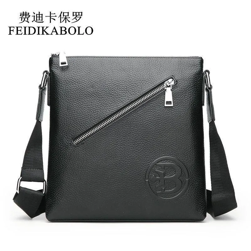 Leder Herren Taschen Männlich Schwarz Rindsleder Umhängetaschen männer Messenger Schulter Tasche Kleine Männer Leder tasche Mann