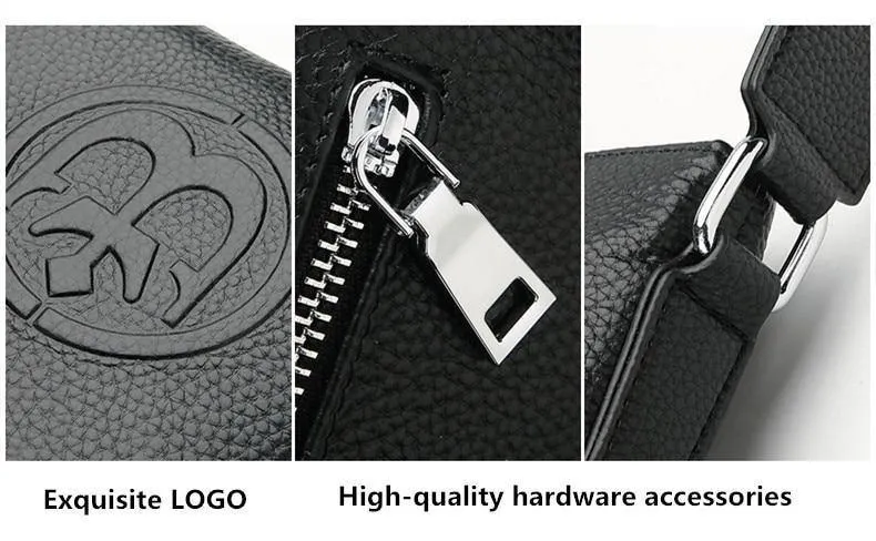 Leder Herren Taschen Männlich Schwarz Rindsleder Umhängetaschen männer Messenger Schulter Tasche Kleine Männer Leder tasche Mann