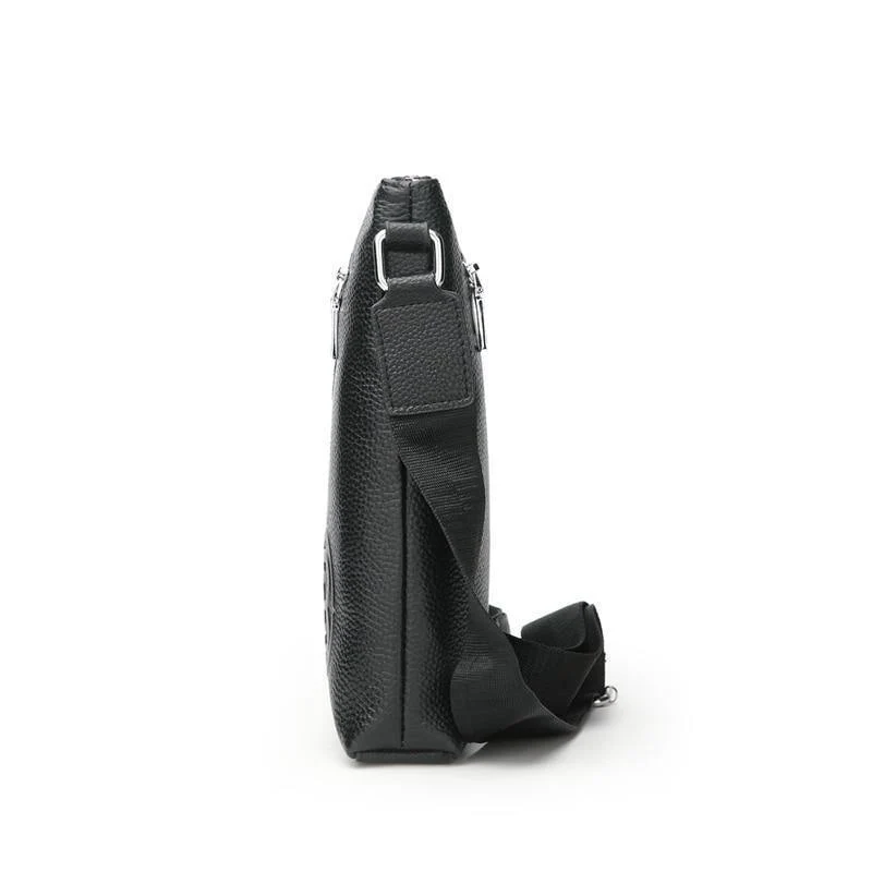 Leder Herren Taschen Männlich Schwarz Rindsleder Umhängetaschen männer Messenger Schulter Tasche Kleine Männer Leder tasche Mann