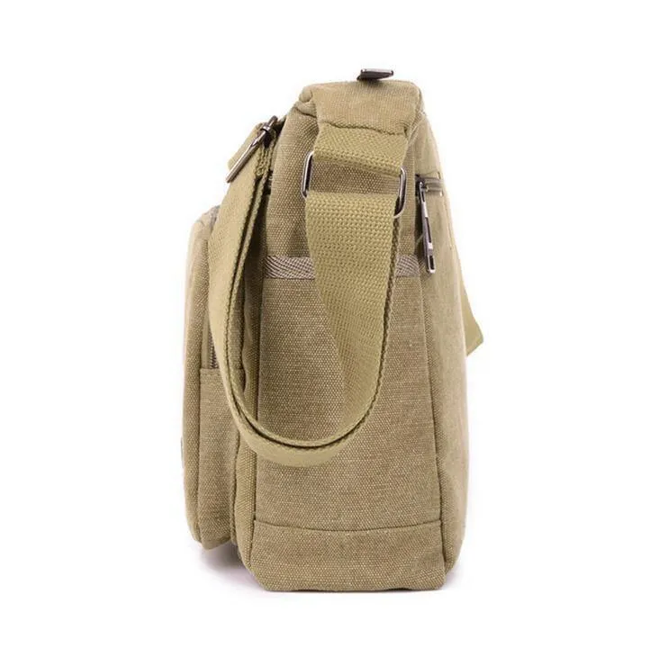 Herrenmode Umhängetasche Umhängetasche Männlich Casual Reisetasche Männer Taschen Vintage Leinwand Messenger Bags M55