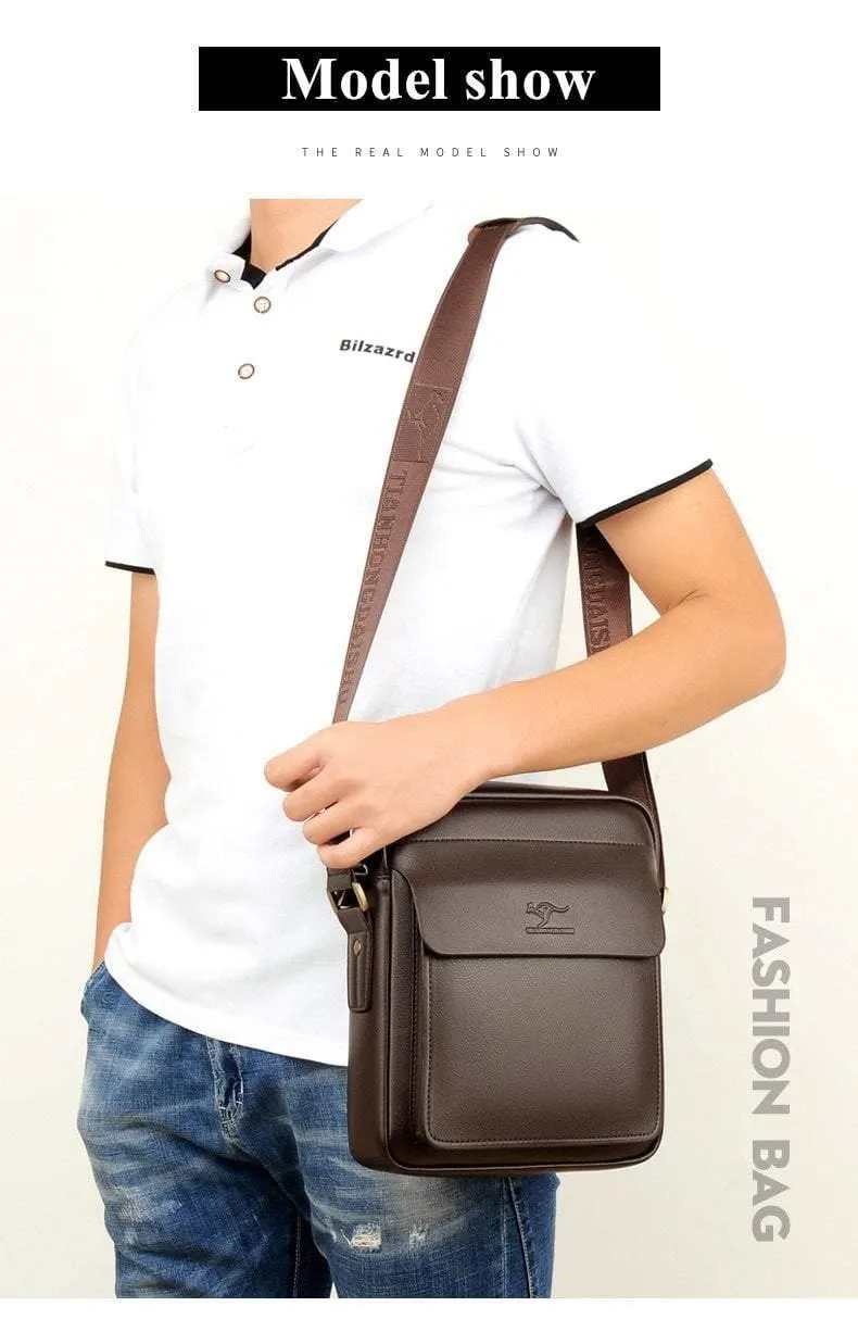 Leder schulter Messenger Bag herren Crossbody männlichen vintage crossbody ipad Laptop aktentasche Messenger Taschen