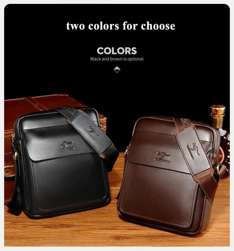 Leder schulter Messenger Bag herren Crossbody männlichen vintage crossbody ipad Laptop aktentasche Messenger Taschen