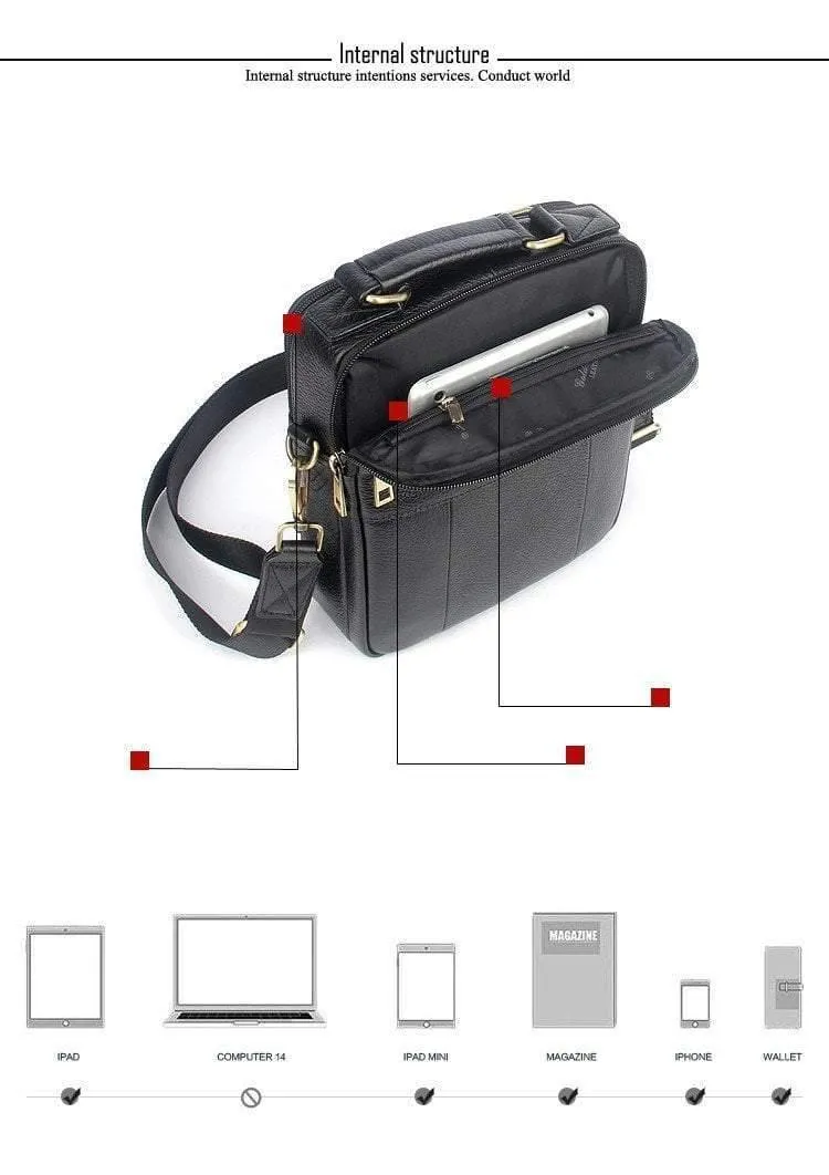 Männer messenger taschen 100% natürliche echte leder handtaschen Berühmte marke männer mode lässig schulter taschen