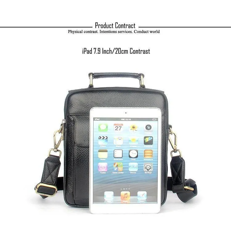 Männer messenger taschen 100% natürliche echte leder handtaschen Berühmte marke männer mode lässig schulter taschen