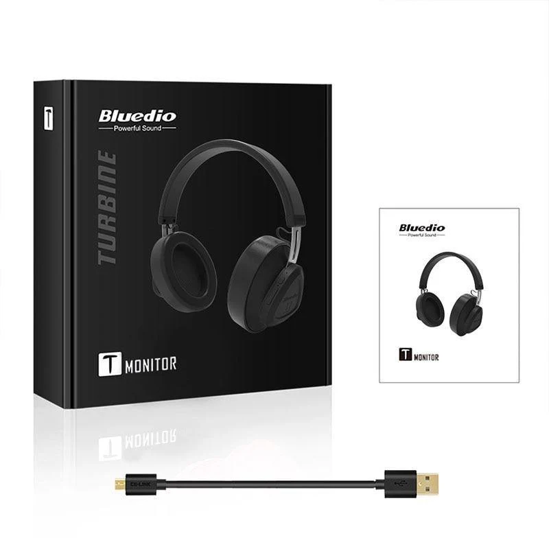Bluedio TM kabelloser Bluetooth-Kopfhörer mit Mikrofon-Monitor, Studio-Headset für Musik und Telefone, unterstützt Sprachsteuerung