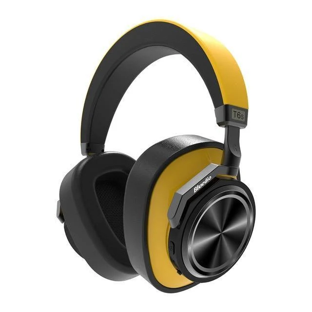 Bluedio T6S Bluetooth-Kopfhörer, kabelloses Headset mit aktiver Geräuschunterdrückung für Telefone und Musik mit Sprachsteuerung