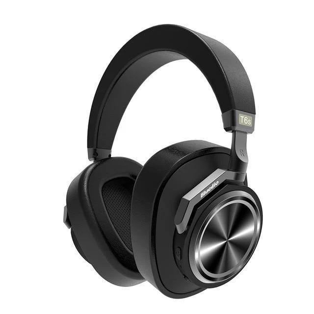 Bluedio T6S Bluetooth-Kopfhörer, kabelloses Headset mit aktiver Geräuschunterdrückung für Telefone und Musik mit Sprachsteuerung