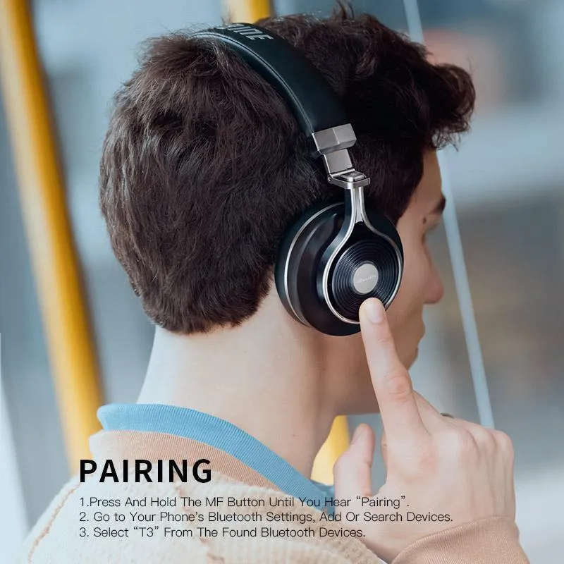 Bluedio T3 Kabelloser Bluetooth-Kopfhörer / Headset mit Bluetooth 4.1 Stereo und Mikrofon für kabellosen Musikkopfhörer
