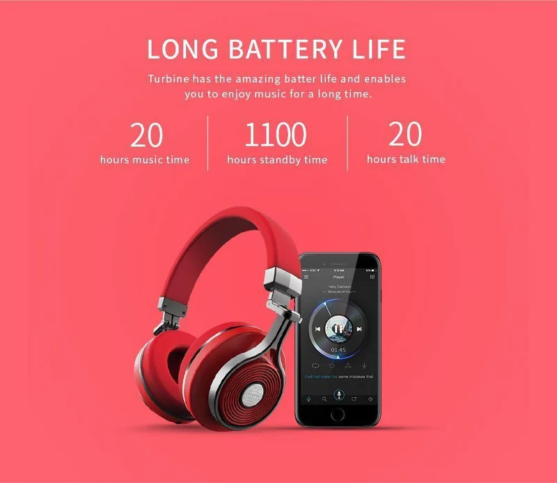 Bluedio T3 Kabelloser Bluetooth-Kopfhörer / Headset mit Bluetooth 4.1 Stereo und Mikrofon für kabellosen Musikkopfhörer