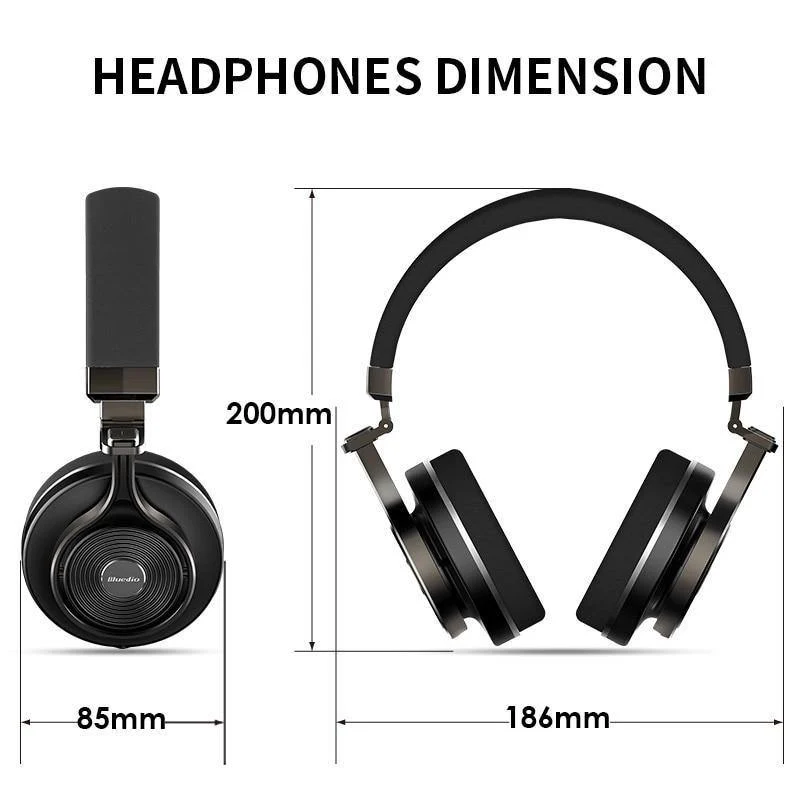 Bluedio T3 Kabelloser Bluetooth-Kopfhörer / Headset mit Bluetooth 4.1 Stereo und Mikrofon für kabellosen Musikkopfhörer