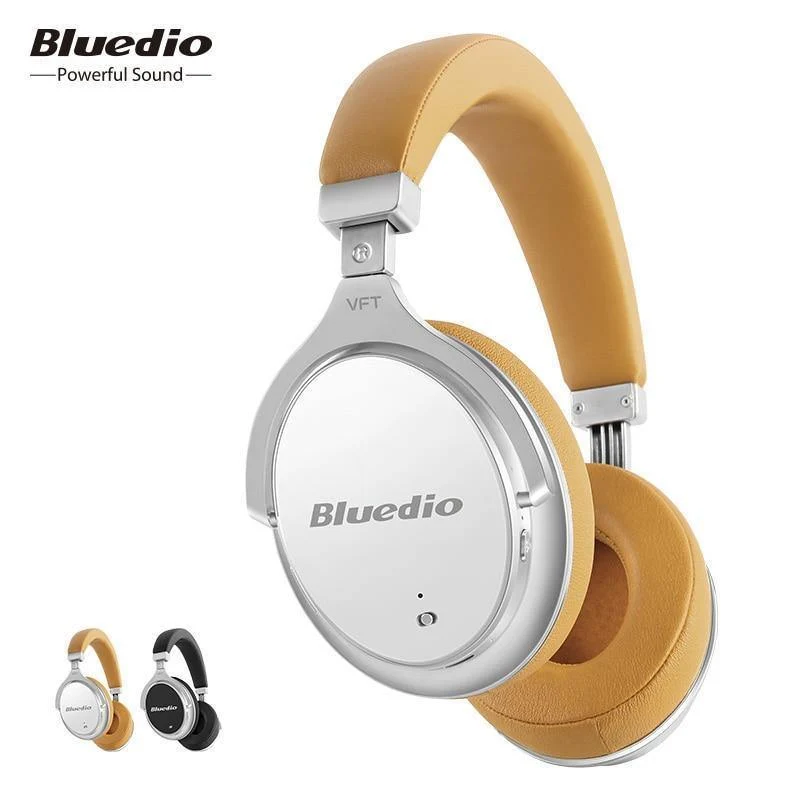 Bluedio F2 Headset mit ANC Wireless Bluetooth-Kopfhörern mit Mikrofonunterstützung für Musik