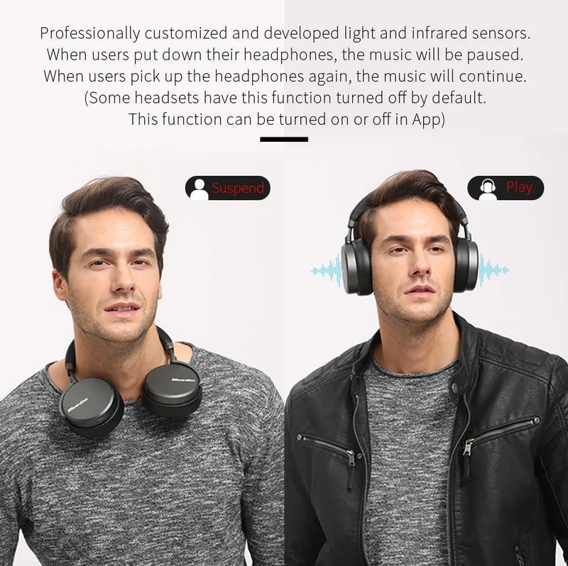 Bluetooth-Kopfhörer Bluedio V2 Kabelloses Headset PPS12-Treiber mit Mikrofon-High-End-Kopfhörer für Telefon und Musik