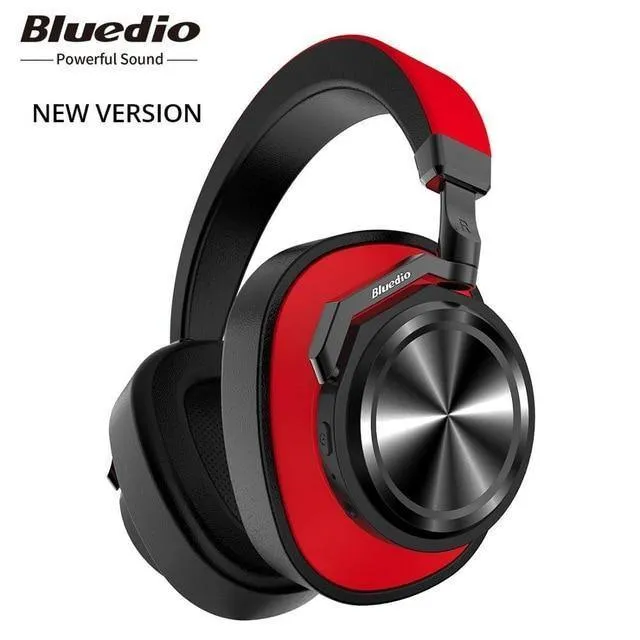 Bluedio T6 Kopfhörer mit aktiver Geräuschunterdrückung, kabelloses Bluetooth-Headset mit Mikrofon für Telefone und Musik