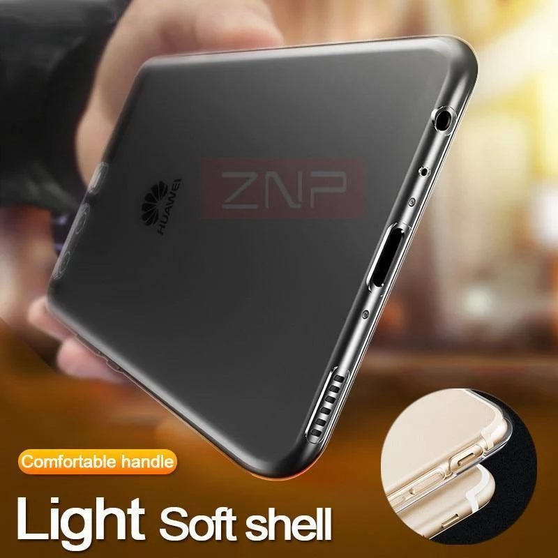 ZNP Silicone Soft TPU Transparent Case For Huawei P10 P10 Plus High Quality Transparent Cover Cases For Huawei P10 lite P10 Case