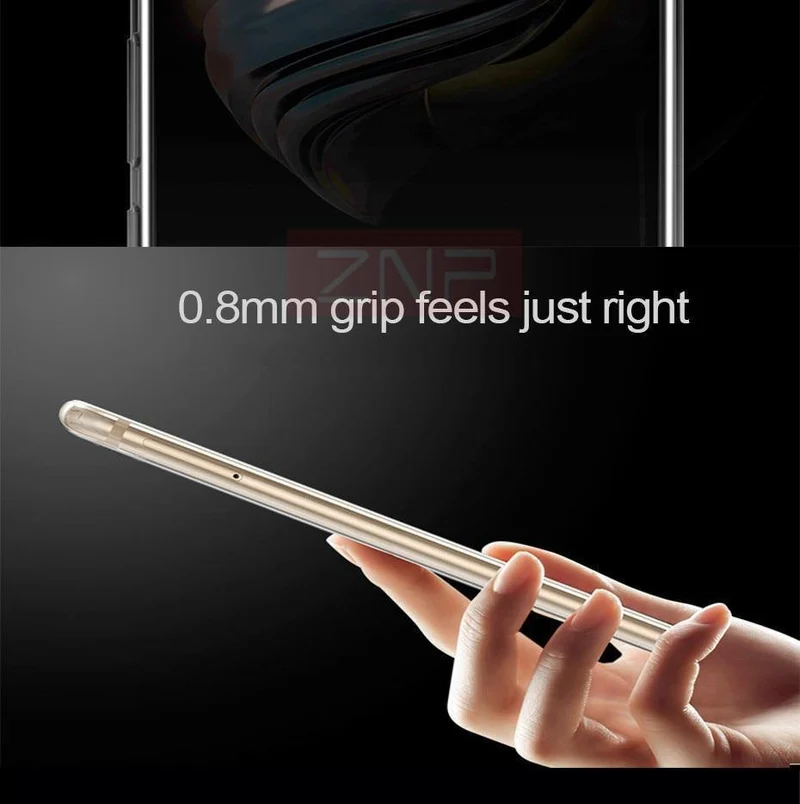 ZNP Silicone Soft TPU Transparent Case For Huawei P10 P10 Plus High Quality Transparent Cover Cases For Huawei P10 lite P10 Case