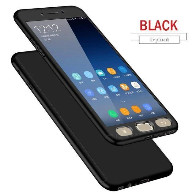 ZNP 360 Full Protection Cover Case For Samsung Galaxy J4 J6 Plus 2018 With Glass Phone Case For Samsung J8 A7 A8 Plus 2018 Case