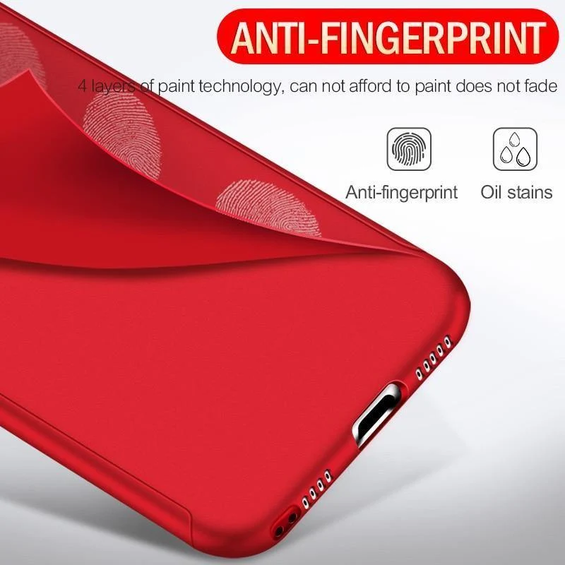 ZNP 360 Degree Shockproof Phone Case For Xiaomi Redmi Note 4 4X Case With Glass Cover For Redmi Note 4 Redmi Note 4X Case Glass