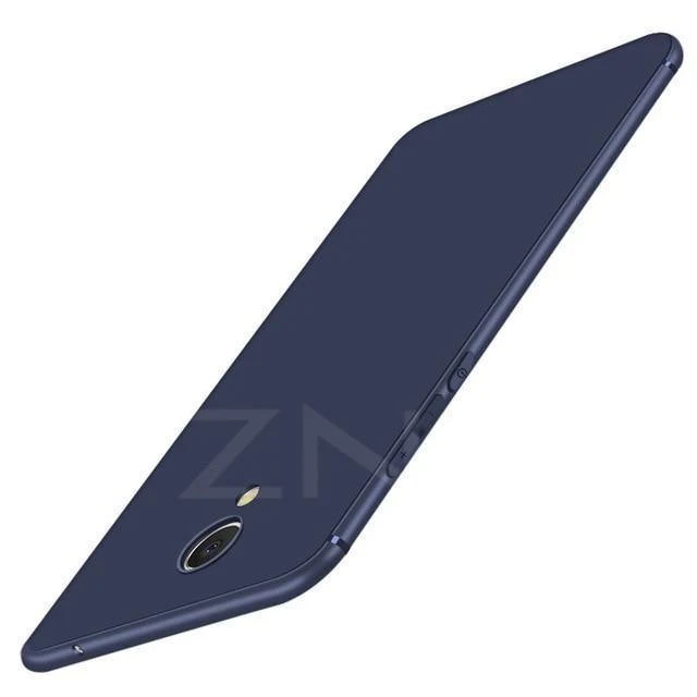 ZNP Simple Phone Case For Meizu M5S M5 M6 Note High Quality Silicone Protective Back Cover Case For Meizu Meilan M6 M5 M5S Shell
