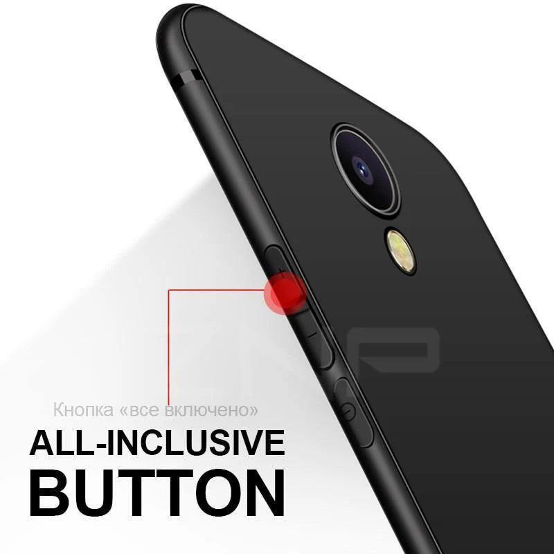 ZNP Simple Phone Case For Meizu M5S M5 M6 Note High Quality Silicone Protective Back Cover Case For Meizu Meilan M6 M5 M5S Shell