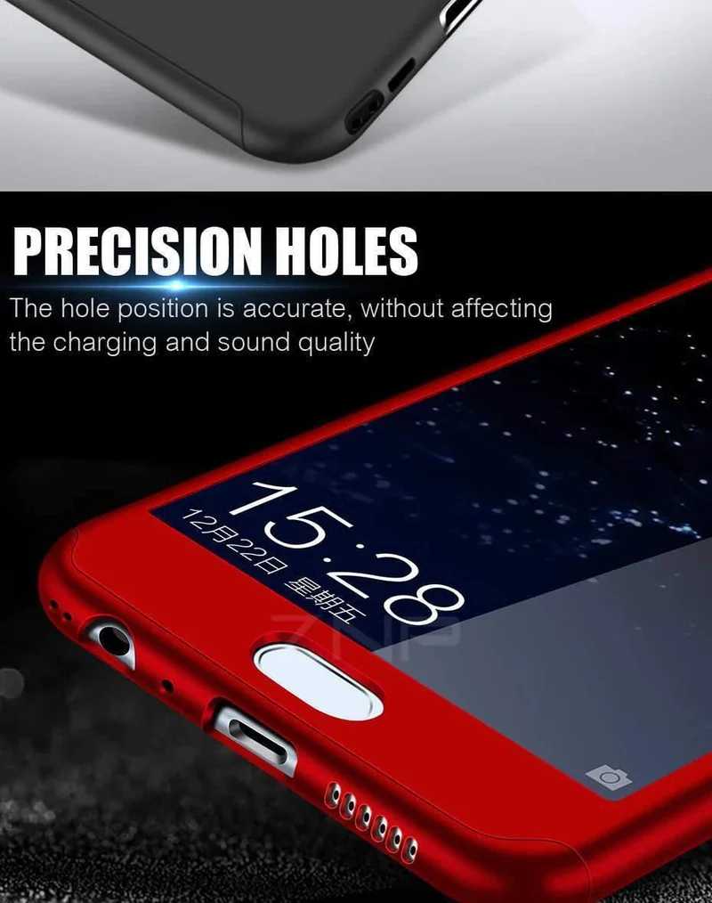 ZNP 360 Degree Full Cover Case For Huawei P9 P10 P20 Lite Cases With Glass For Huawei P10 P20 Plus Honor 9 9 Lite Phone Case