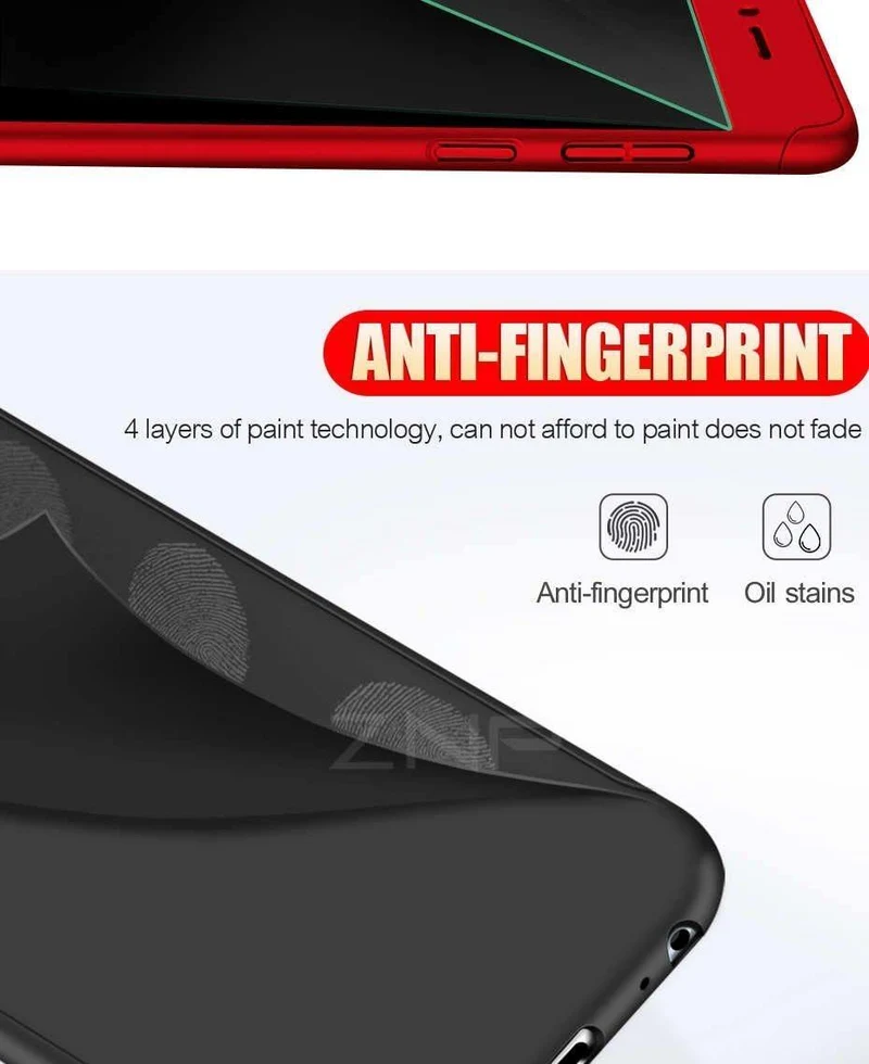 ZNP 360 Degree Full Cover Case For Huawei P9 P10 P20 Lite Cases With Glass For Huawei P10 P20 Plus Honor 9 9 Lite Phone Case