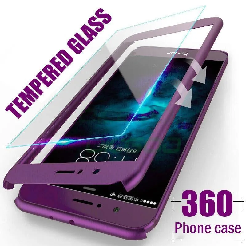 ZNP 360 Full Cover Phone Case For Huawei P9 P10 P20 Mate 9 10 Lite P10 Plus Cases With Glass For Huawei P20 Mate 10 Pro P9 Case