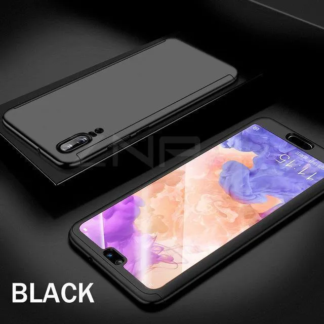 ZNP 360 Full Cover Phone Case For Huawei P9 P10 P20 Mate 9 10 Lite P10 Plus Cases With Glass For Huawei P20 Mate 10 Pro P9 Case