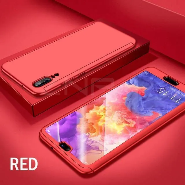 ZNP 360 Full Cover Phone Case For Huawei P9 P10 P20 Mate 9 10 Lite P10 Plus Cases With Glass For Huawei P20 Mate 10 Pro P9 Case