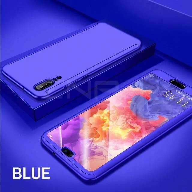 ZNP 360 Full Cover Phone Case For Huawei P9 P10 P20 Mate 9 10 Lite P10 Plus Cases With Glass For Huawei P20 Mate 10 Pro P9 Case