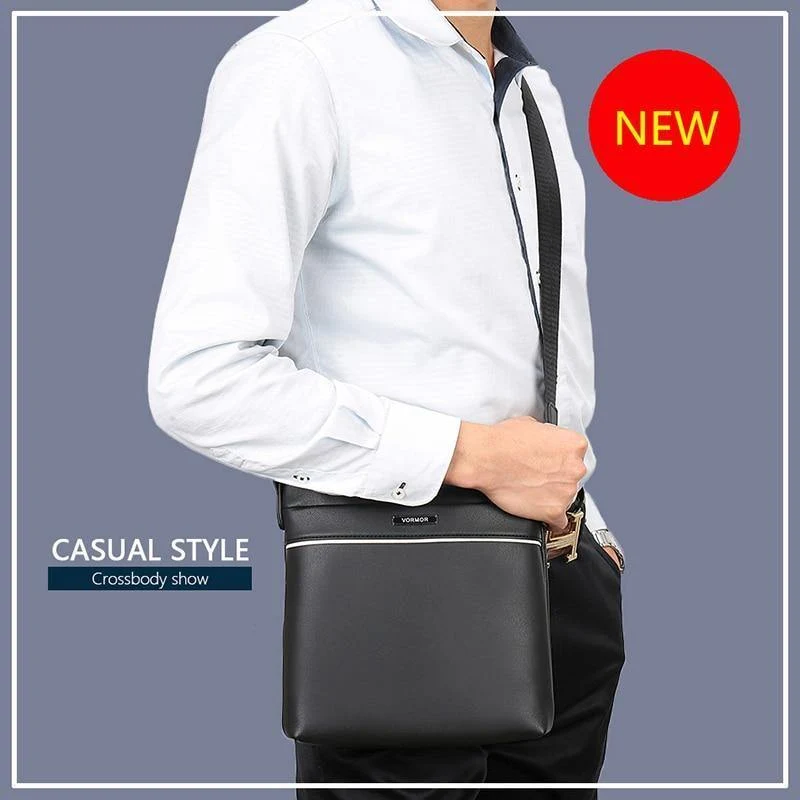 Marke Casual Men Bag Business Leder Herren Messenger Bags Vintage Schulter Umhängetasche für Männer