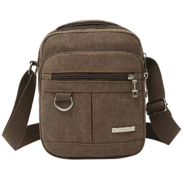 Herrenmode Reisen Kühle Segeltuchtasche Männer Messenger Crossbody Taschen Bolsa Feminina Umhängetaschen Pack Schultaschen für Teenager