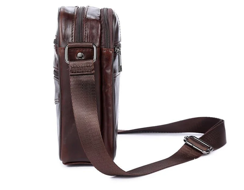 Echtes Leder Herren Tasche Casual Business Leder Herren Umhängetasche Vintage Herren Umhängetasche bolsas male