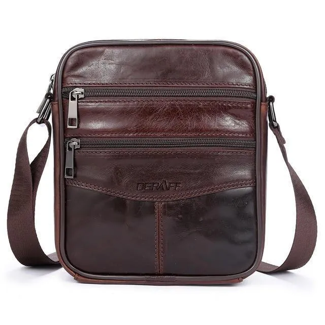 Echtes Leder Herren Tasche Casual Business Leder Herren Umhängetasche Vintage Herren Umhängetasche bolsas male
