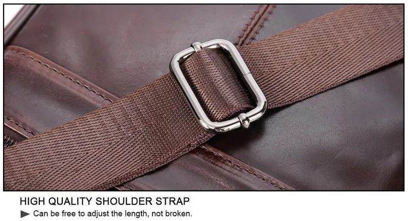 Echtes Leder Herren Tasche Casual Business Leder Herren Umhängetasche Vintage Herren Umhängetasche bolsas male