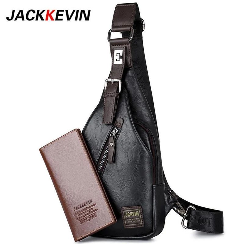 Qualitätssicherung BRUSTTASCHE MÄNNER Diebstahlsicherer Magnetverschluss Ledertasche Umhängetasche Mode Herrentaschen