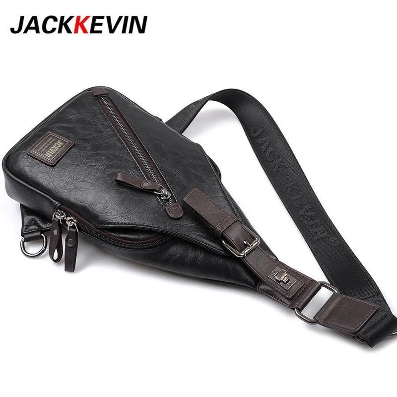 Qualitätssicherung BRUSTTASCHE MÄNNER Diebstahlsicherer Magnetverschluss Ledertasche Umhängetasche Mode Herrentaschen
