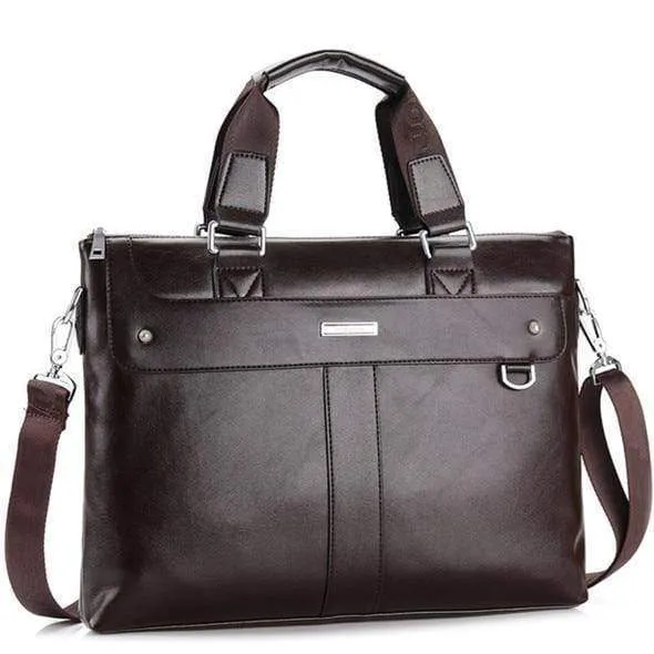 Männer Casual Aktentasche Business Umhängetasche Leder Messenger Bags Computer Laptop Handtasche Tasche männer Reisetaschen