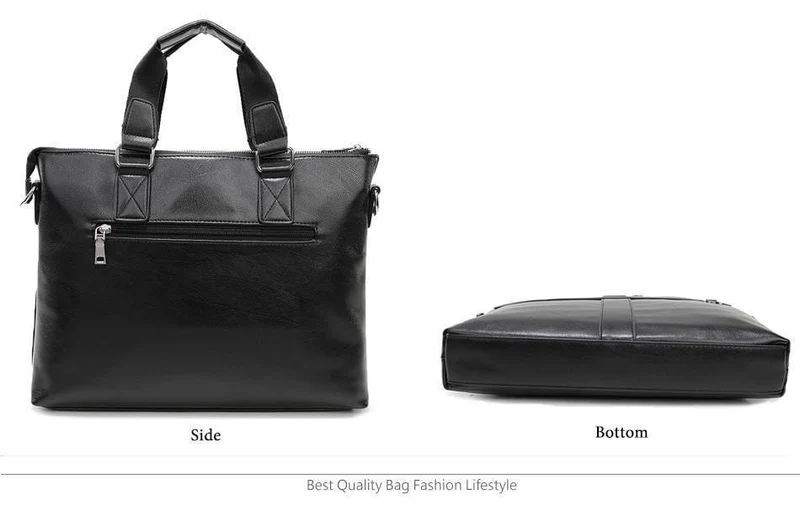 Männer Casual Aktentasche Business Umhängetasche Leder Messenger Bags Computer Laptop Handtasche Tasche männer Reisetaschen
