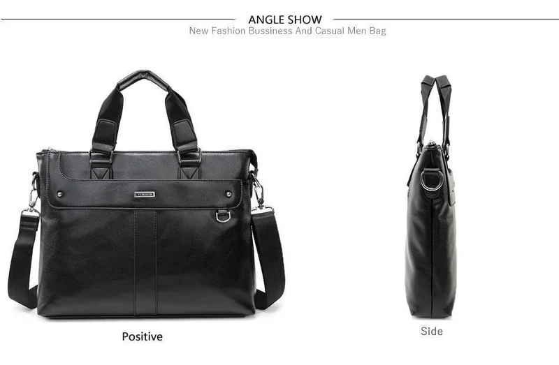 Männer Casual Aktentasche Business Umhängetasche Leder Messenger Bags Computer Laptop Handtasche Tasche männer Reisetaschen