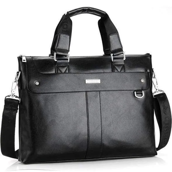 Männer Casual Aktentasche Business Umhängetasche Leder Messenger Bags Computer Laptop Handtasche Tasche männer Reisetaschen