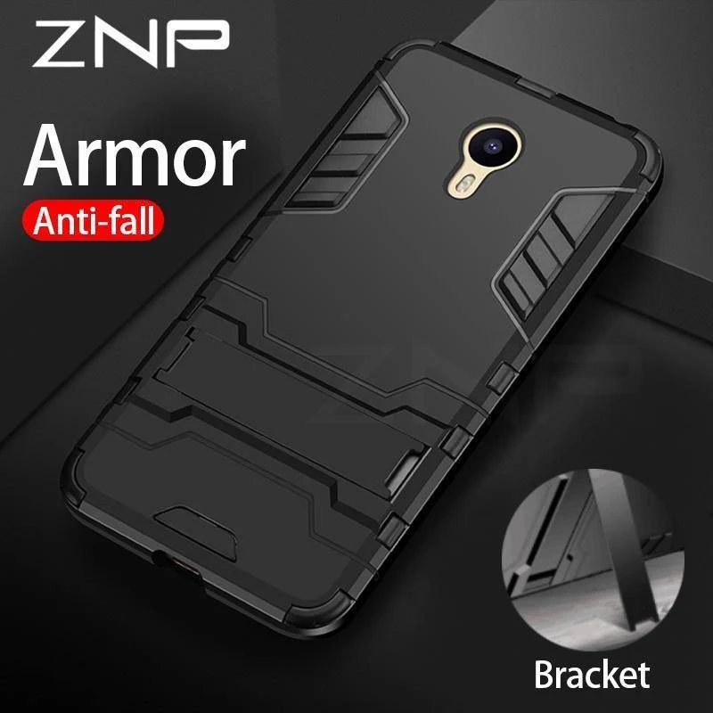 ZNP Volle stoßfeste Panzerung Telefonhülle für MEIZU M5C M6 M5 Note MX6 M3S Schutzhülle für MEIZU 15 Plus Pro 6 M6T U20 U10 Hüllen