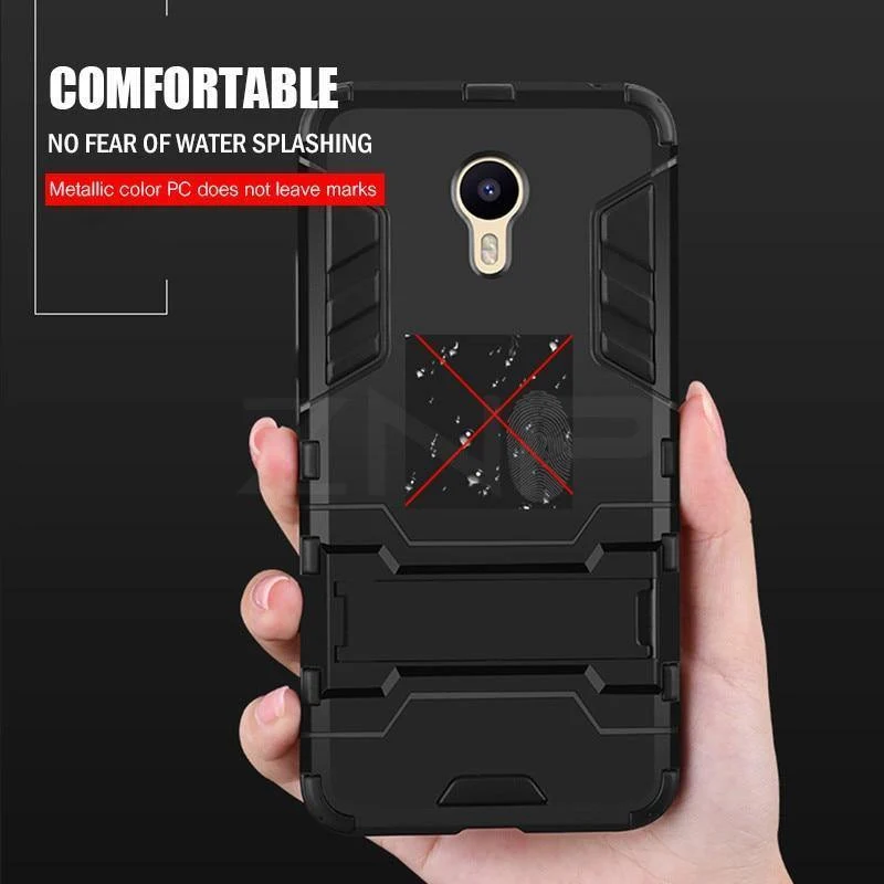 ZNP Volle stoßfeste Panzerung Telefonhülle für MEIZU M5C M6 M5 Note MX6 M3S Schutzhülle für MEIZU 15 Plus Pro 6 M6T U20 U10 Hüllen